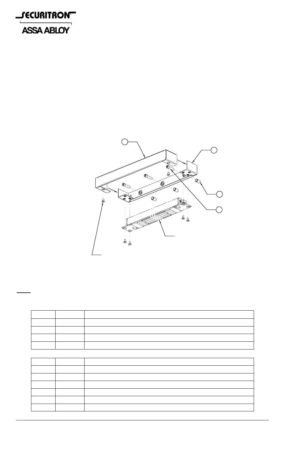 Securitron SMLS_SMSS User Manual | 4 pages