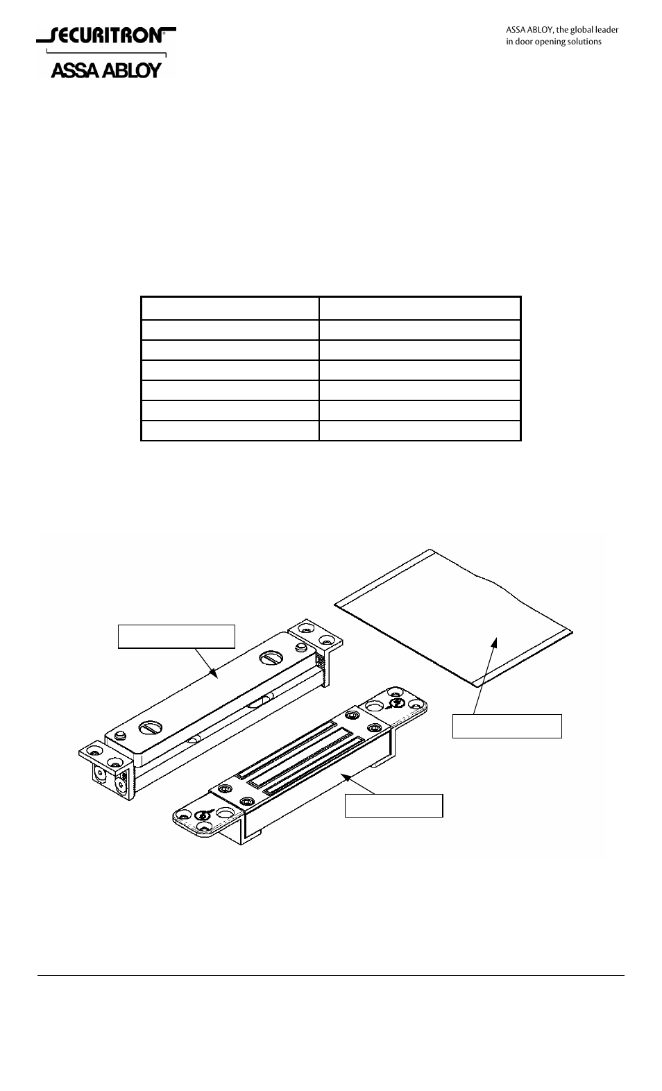 Securitron SAM2-24 User Manual | 11 pages