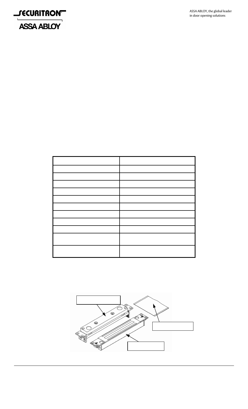 Securitron SAM User Manual | 16 pages