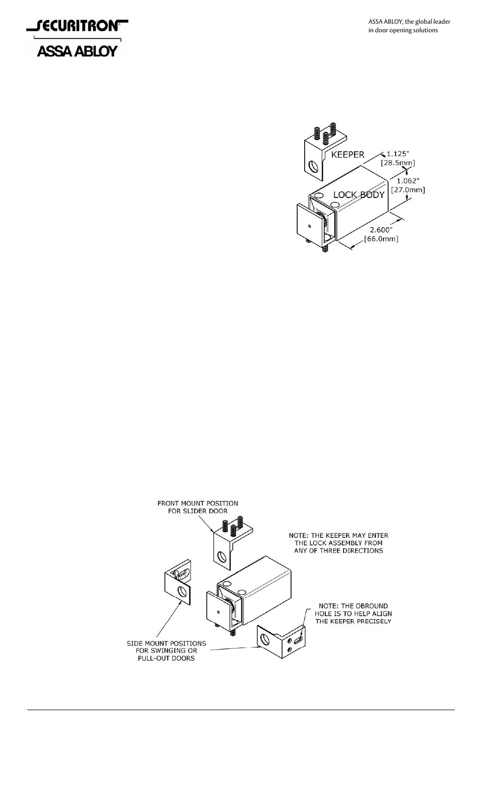 Securitron SCL-24 User Manual | 4 pages