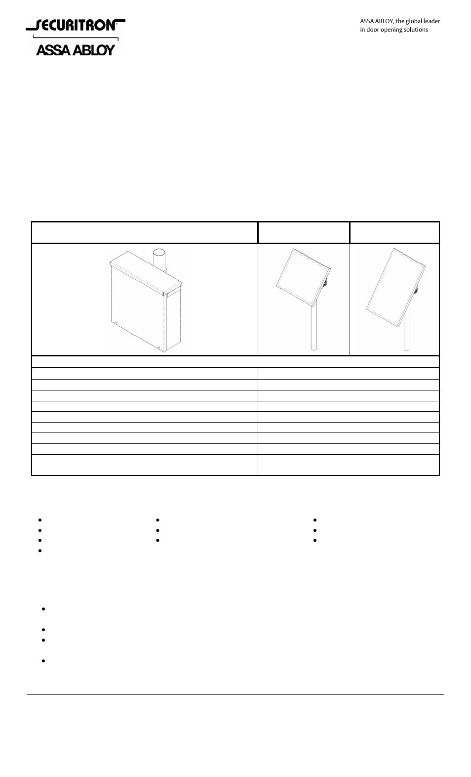 Securitron BPSS-20 User Manual | 7 pages