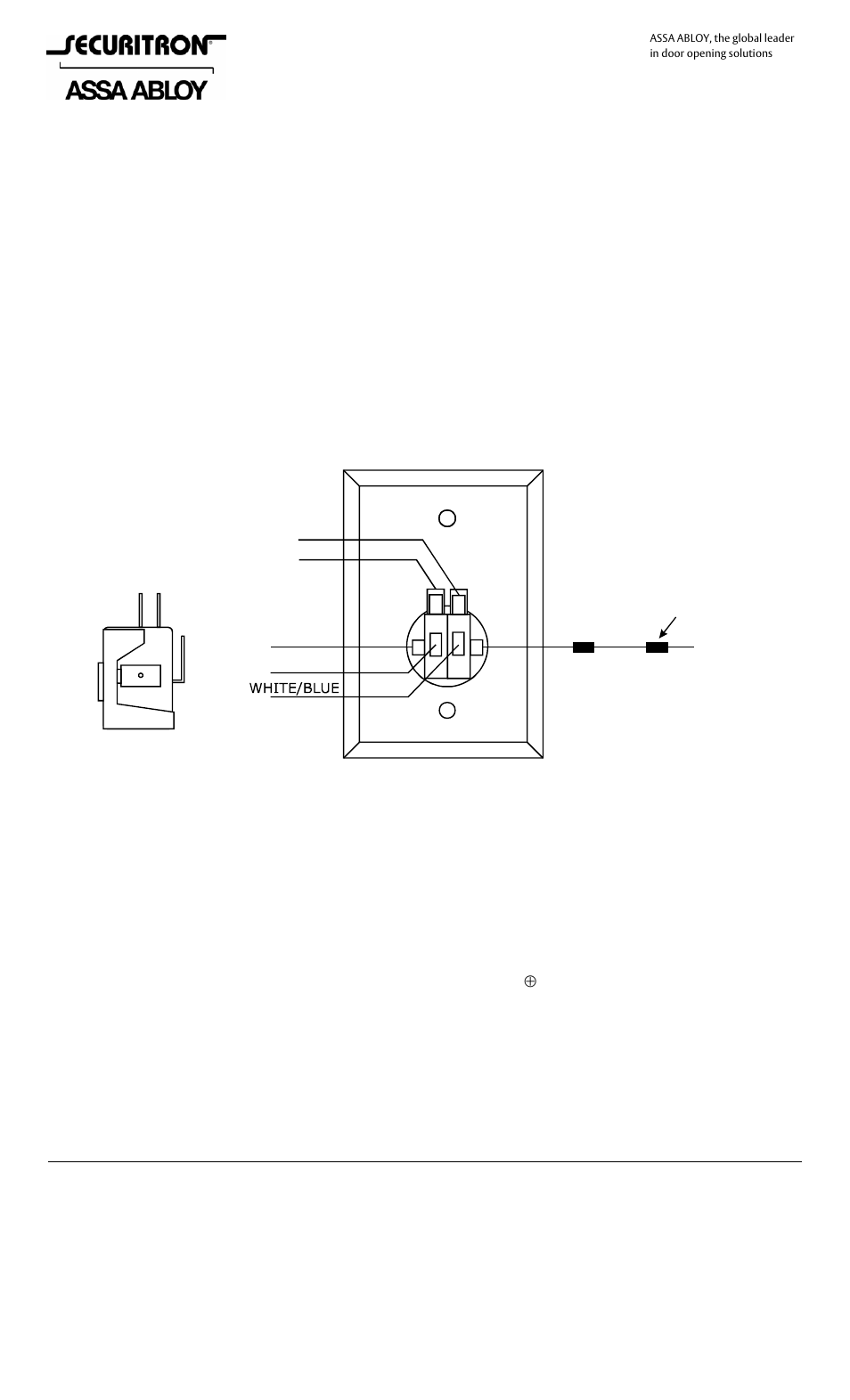 Securitron PB5 User Manual | 2 pages