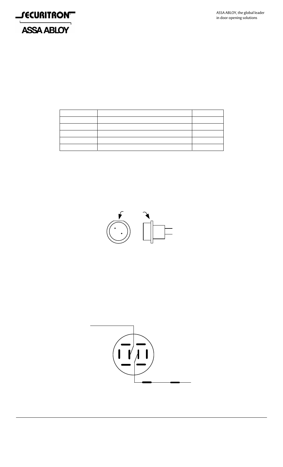 Securitron PB3-LK User Manual | 1 page