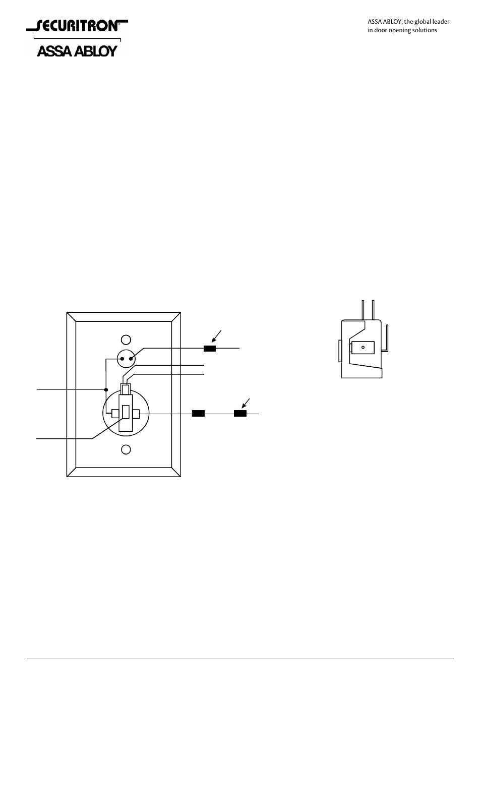 Securitron PB2 User Manual | 2 pages