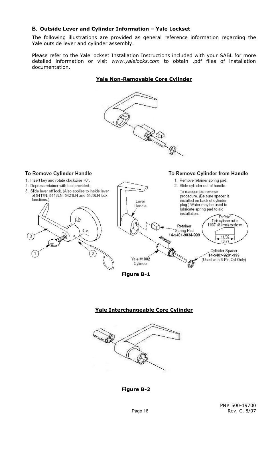 Securitron SABL INSTALLATION User Manual | Page 16 / 19