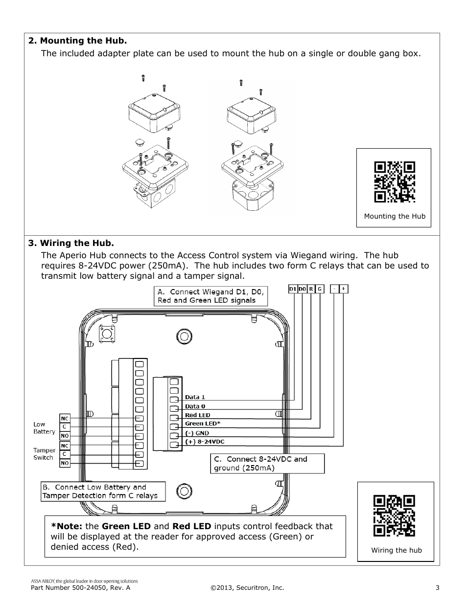 Securitron R100H User Manual | Page 3 / 6