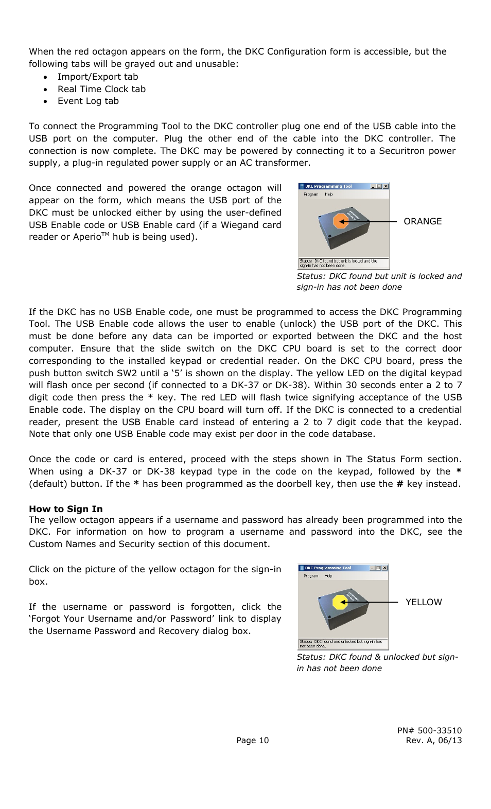 Securitron DKC User Manual | Page 10 / 20