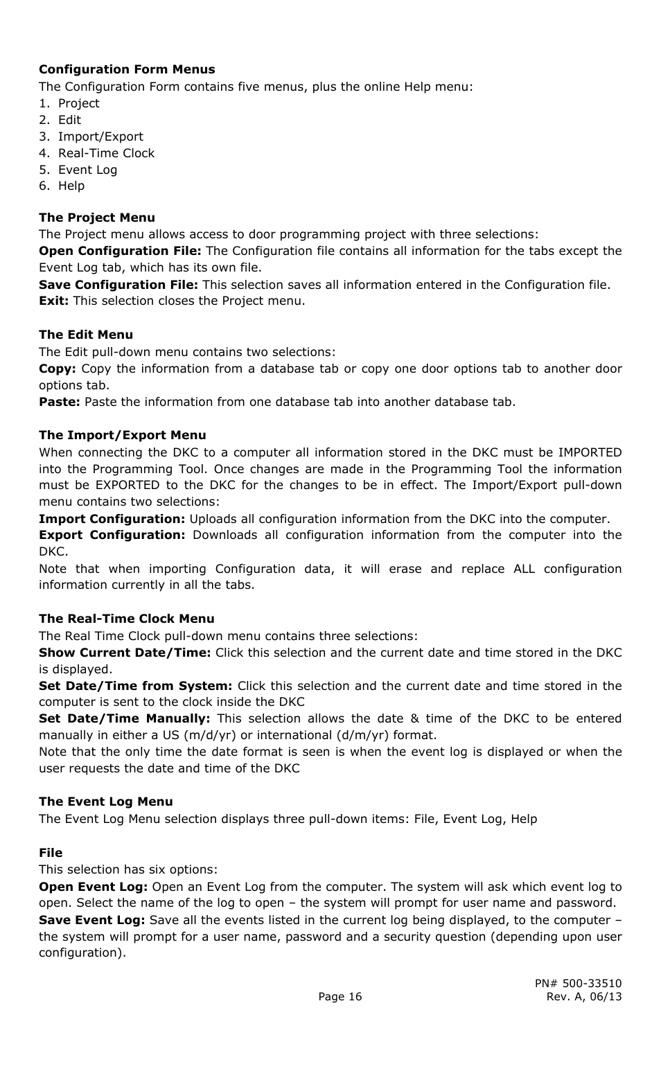 Securitron DKC User Manual | Page 16 / 20