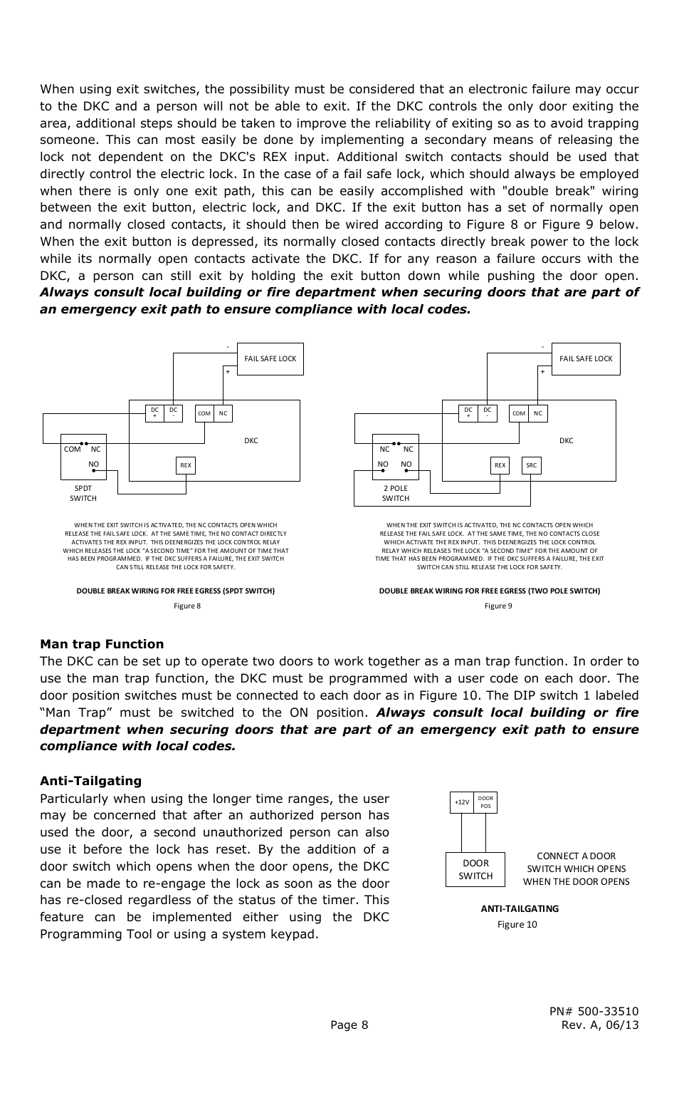 Securitron DKC User Manual | Page 8 / 20