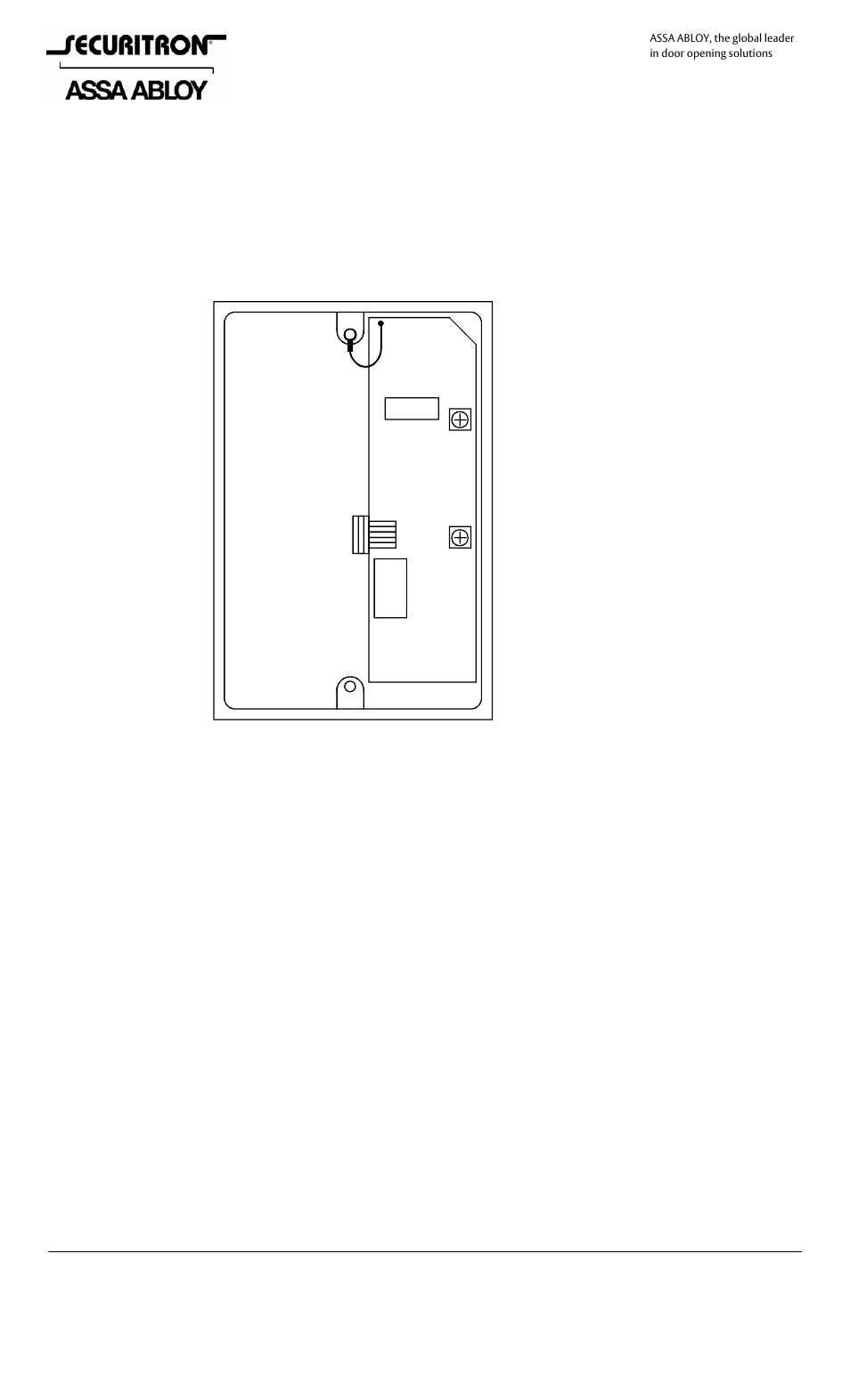 Securitron SP-1 User Manual | 4 pages