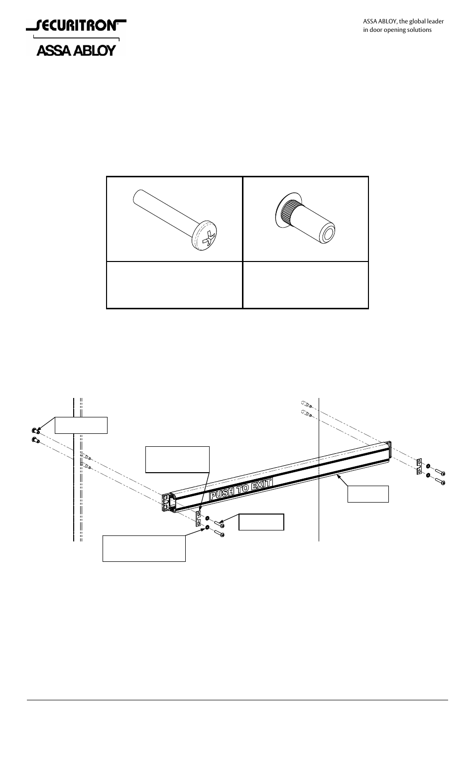 Securitron EMB-TDM User Manual | 2 pages