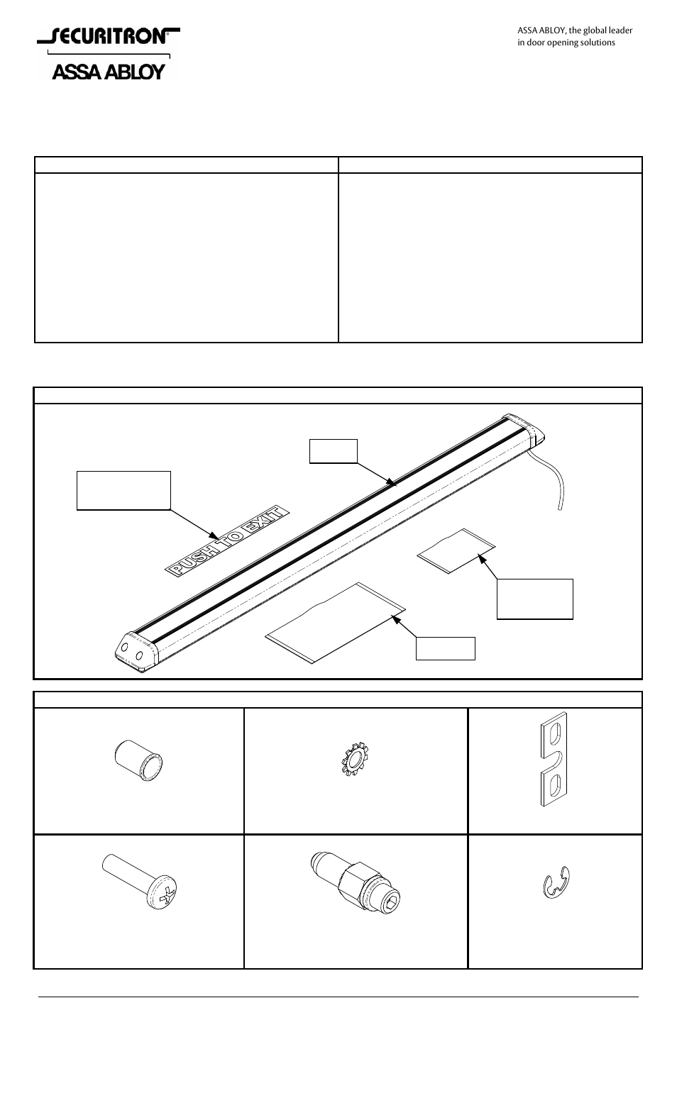 Securitron EMB_Series User Manual | 8 pages