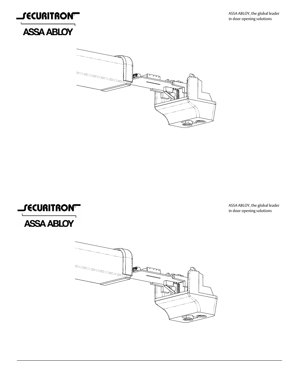 Securitron DSB-CBA User Manual | 1 page