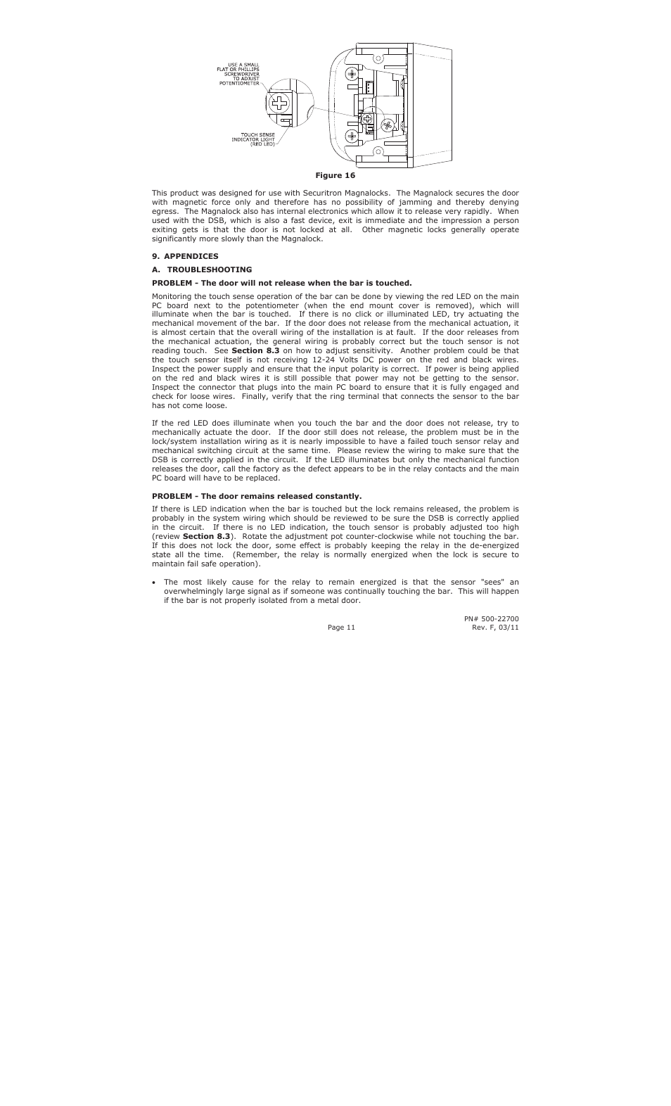 Securitron DSB_Series User Manual | Page 12 / 17