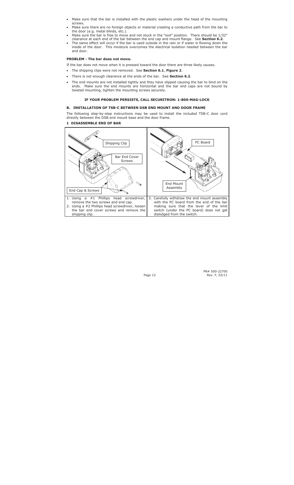 Securitron DSB_Series User Manual | Page 13 / 17