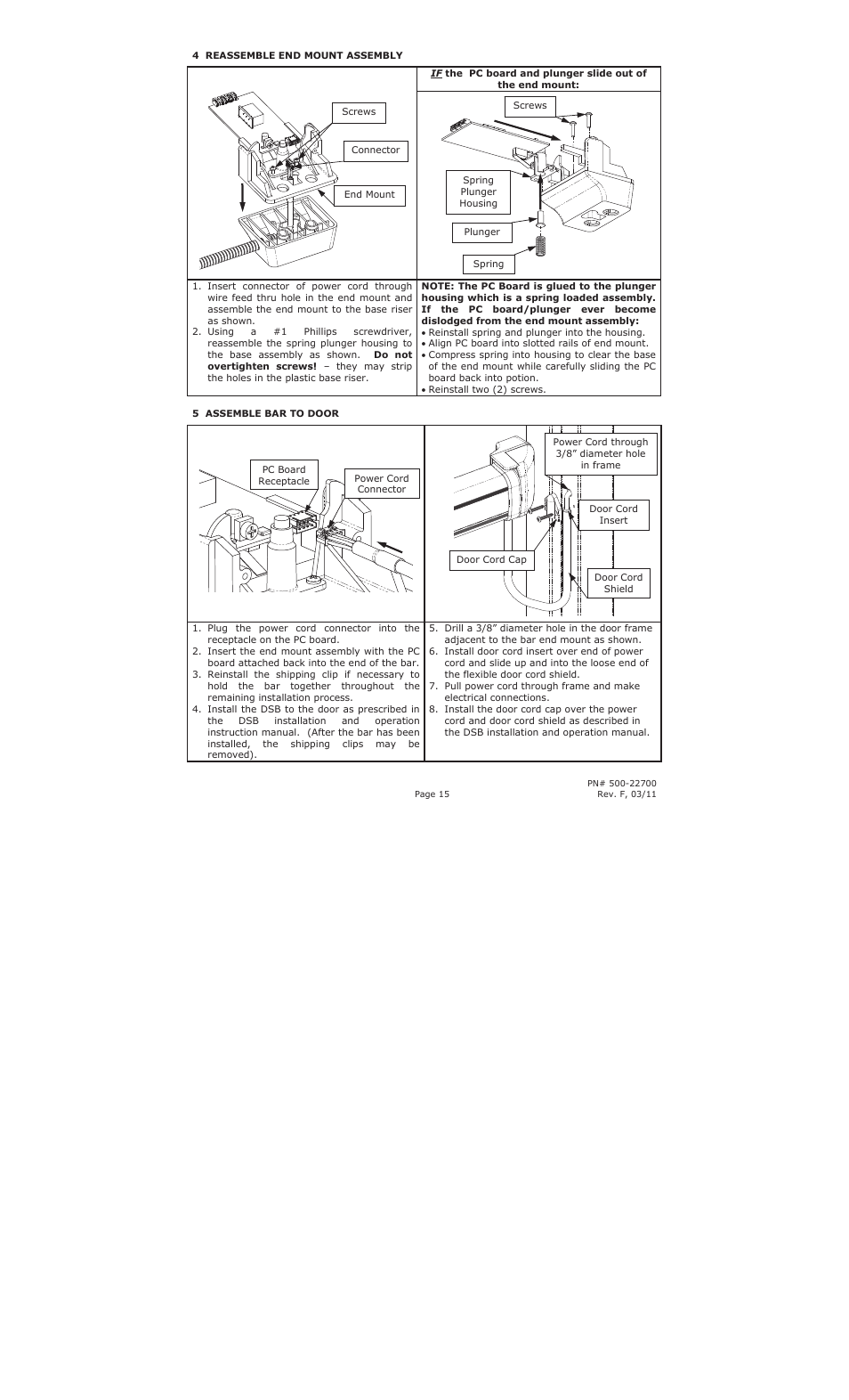 Securitron DSB_Series User Manual | Page 16 / 17