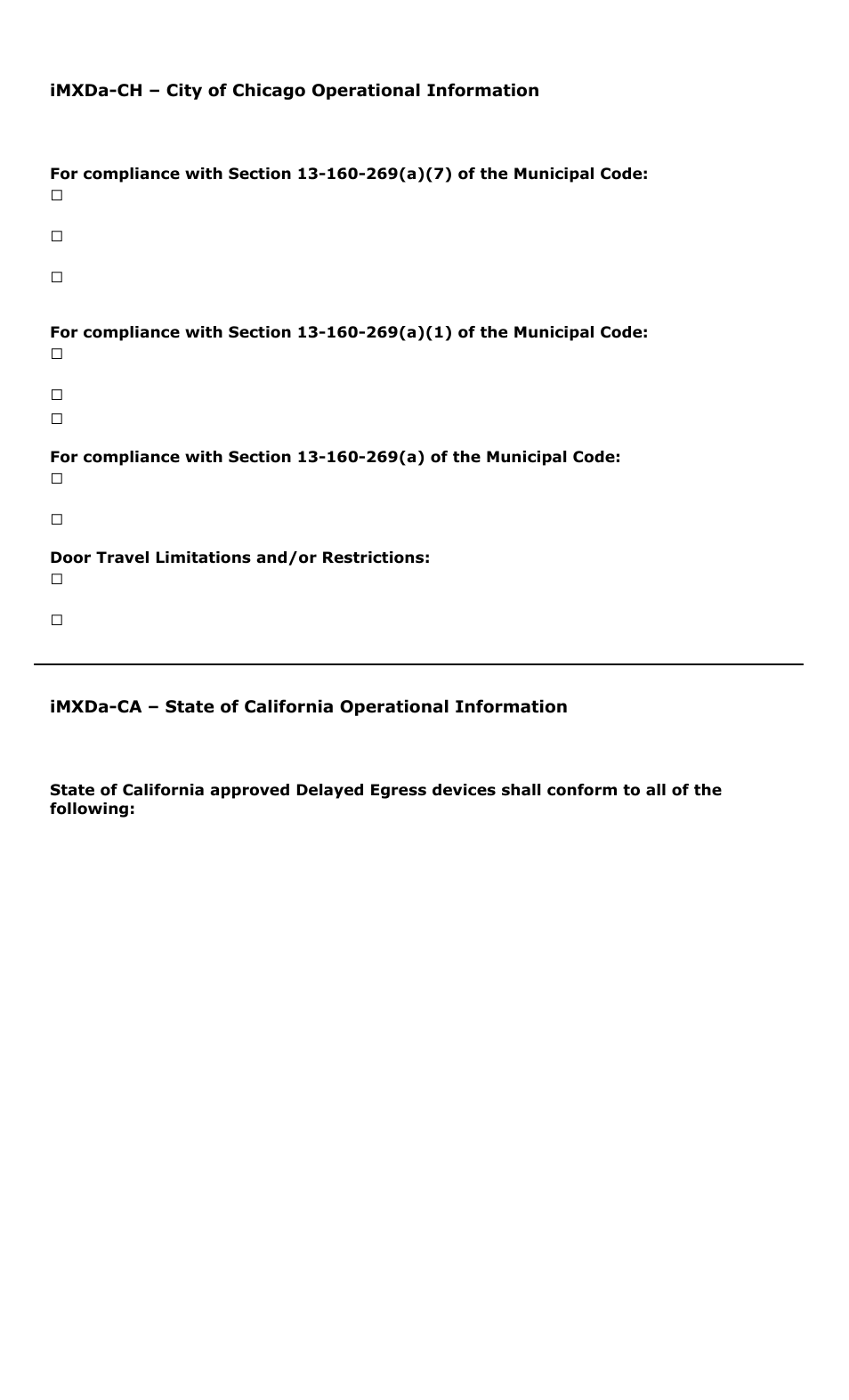 Securitron iMXDa_iEXDa_CH INSTALLATION User Manual | Page 19 / 19