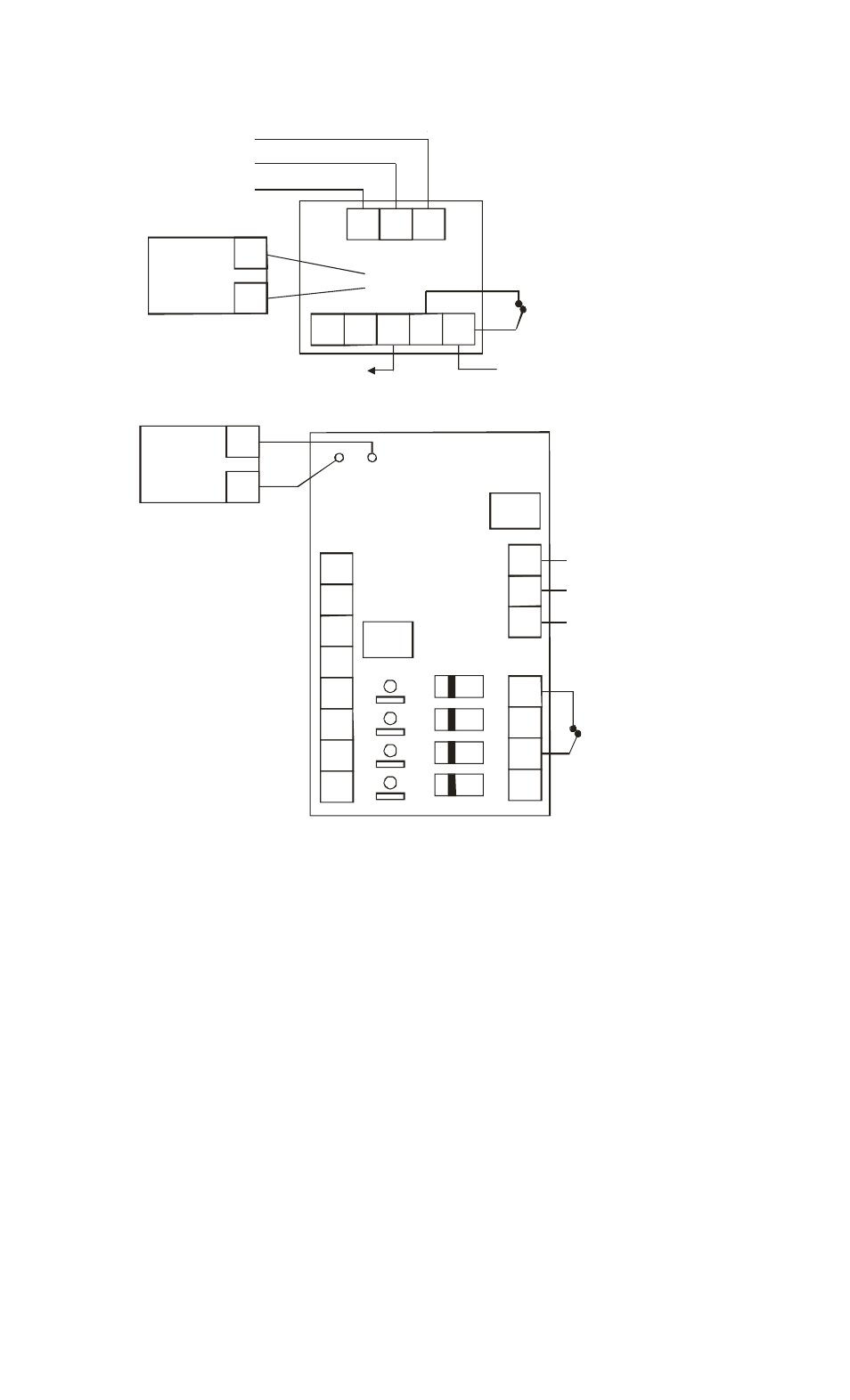 Fig. 4: power supply and fire alarm connections | Securitron EXD User Manual | Page 10 / 15