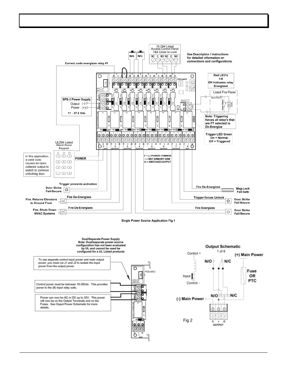 Pdb-8c8r installation instructions | Securitron PDD-8C8R User Manual | Page 3 / 3