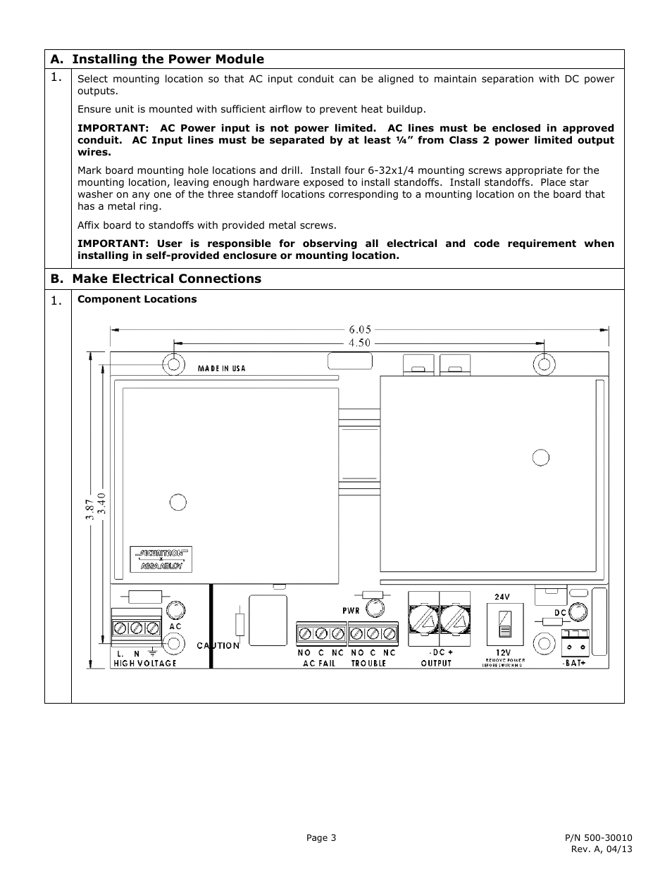 Securitron AQD5B User Manual | Page 3 / 7