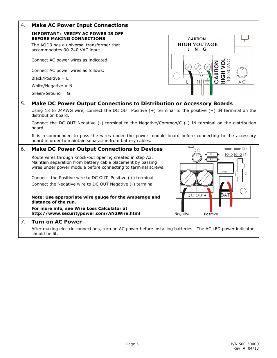 Securitron AQD3B User Manual | Page 5 / 7