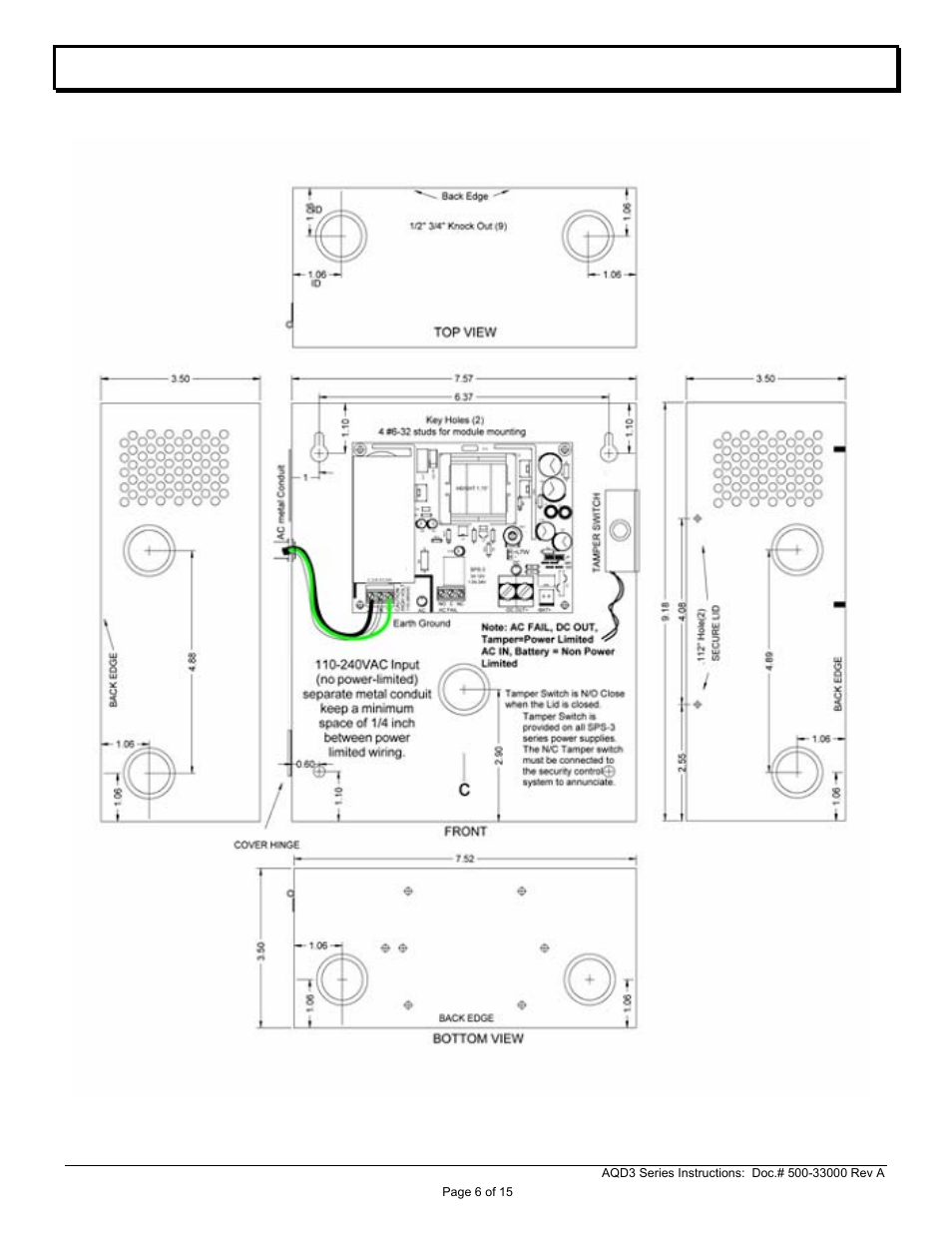 Securitron AQD3 User Manual | Page 6 / 15