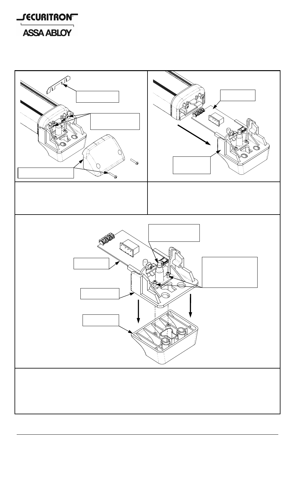 Securitron TSB-C User Manual | 3 pages