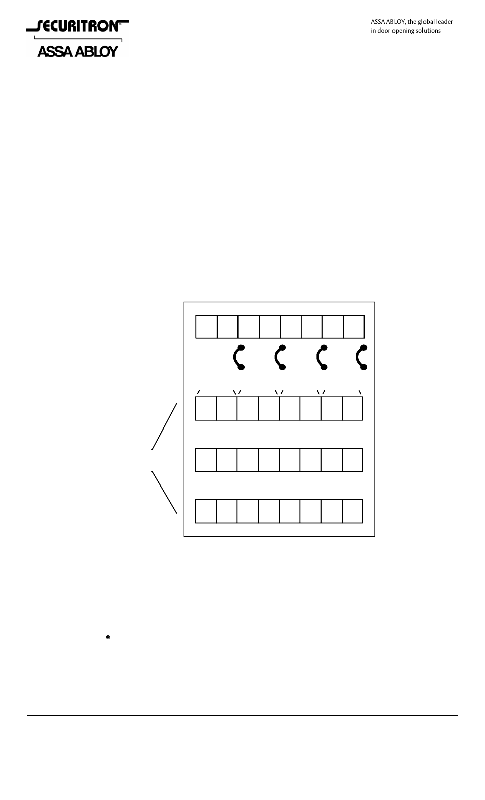 Securitron RB-4 User Manual | 1 page
