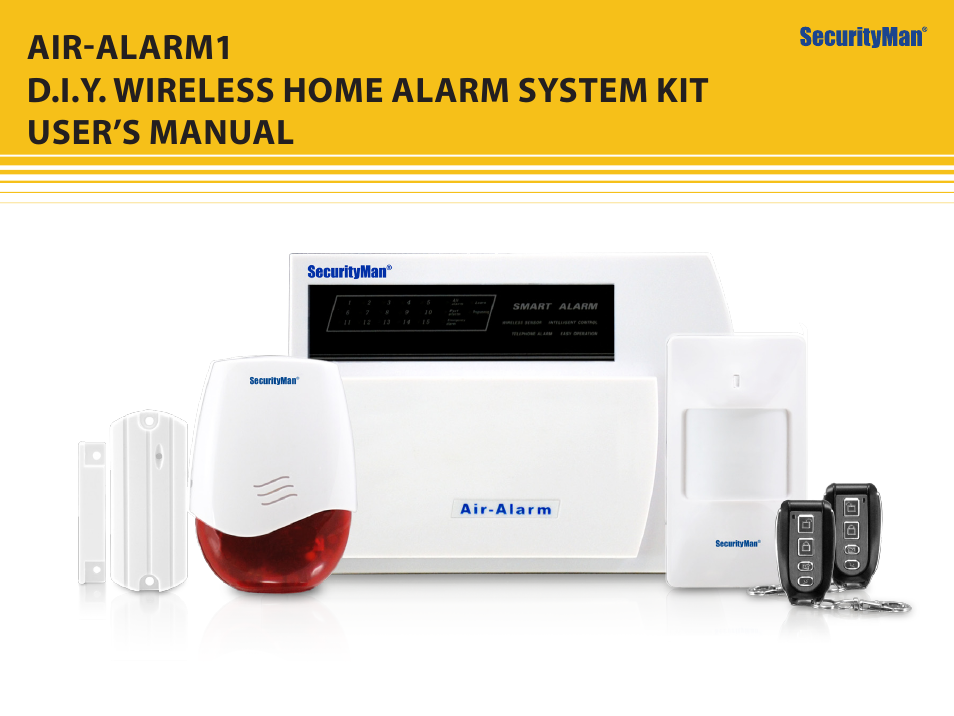 SecurityMan Air-AlArm1 - User manual User Manual | 28 pages