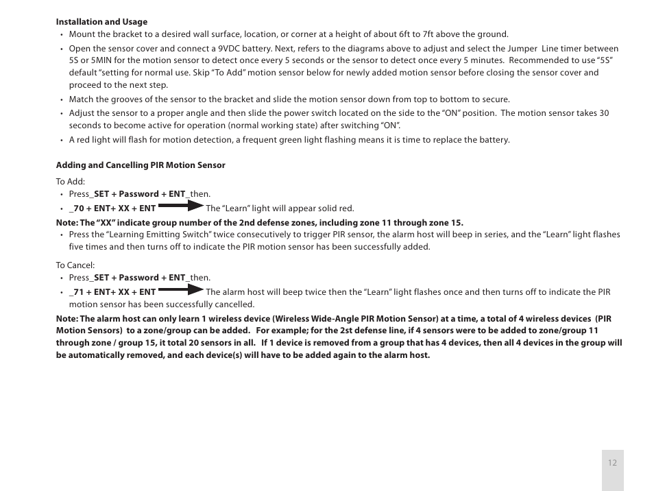 SecurityMan Air-AlArm1 - User manual User Manual | Page 15 / 28