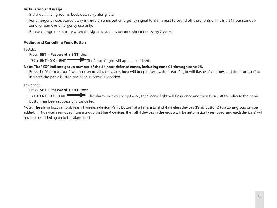 SecurityMan Air-AlArm1 - User manual User Manual | Page 21 / 28