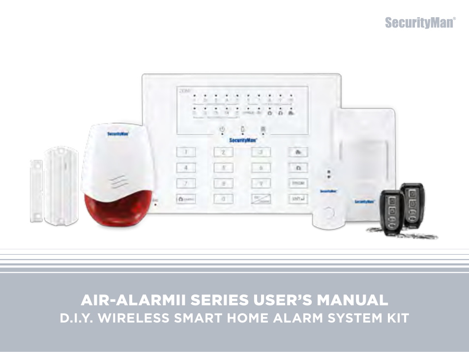 SecurityMan Air-AlArmII series - User manual User Manual | 33 pages