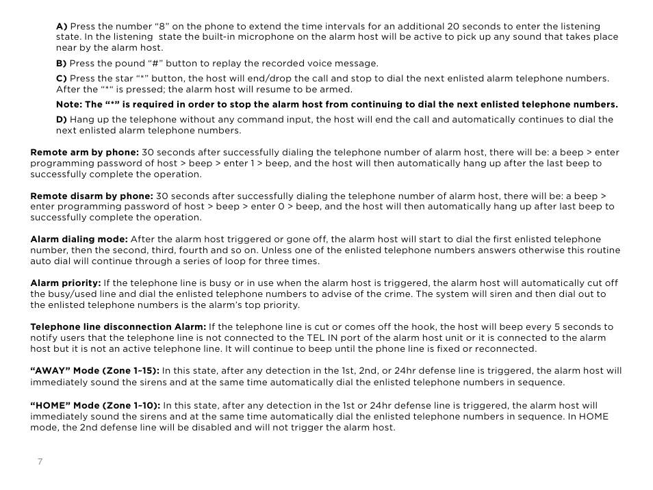 SecurityMan Air-AlArmII series - User manual User Manual | Page 11 / 33