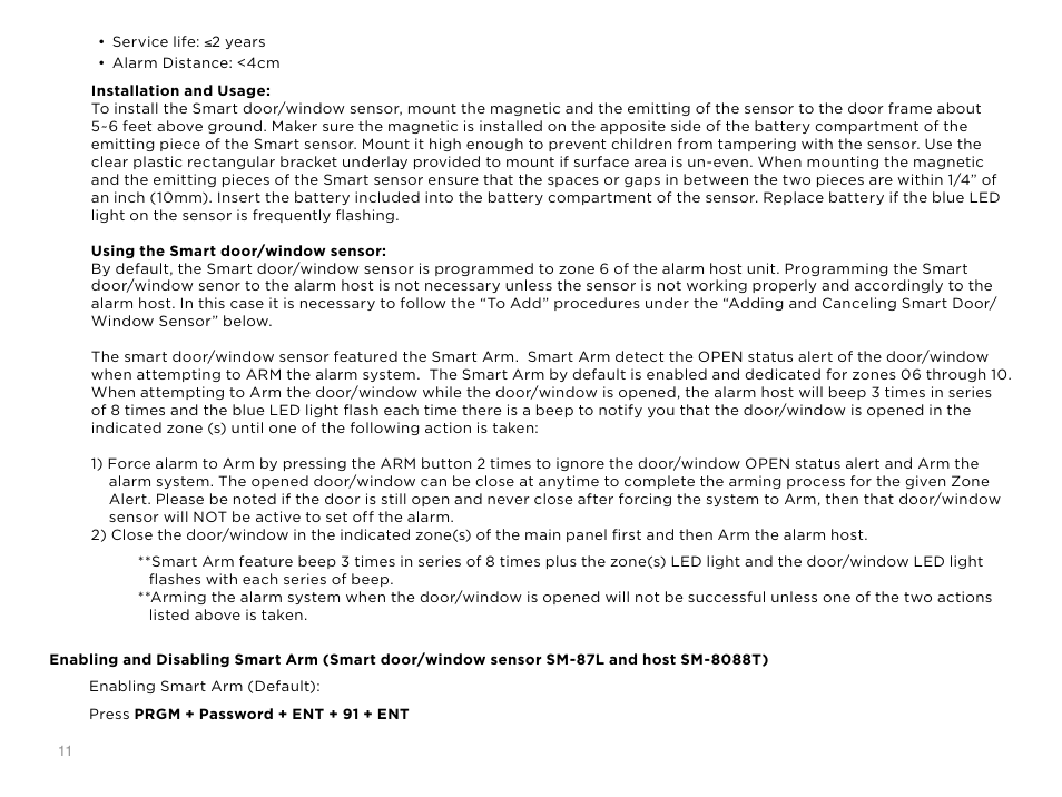 SecurityMan Air-AlArmII series - User manual User Manual | Page 15 / 33