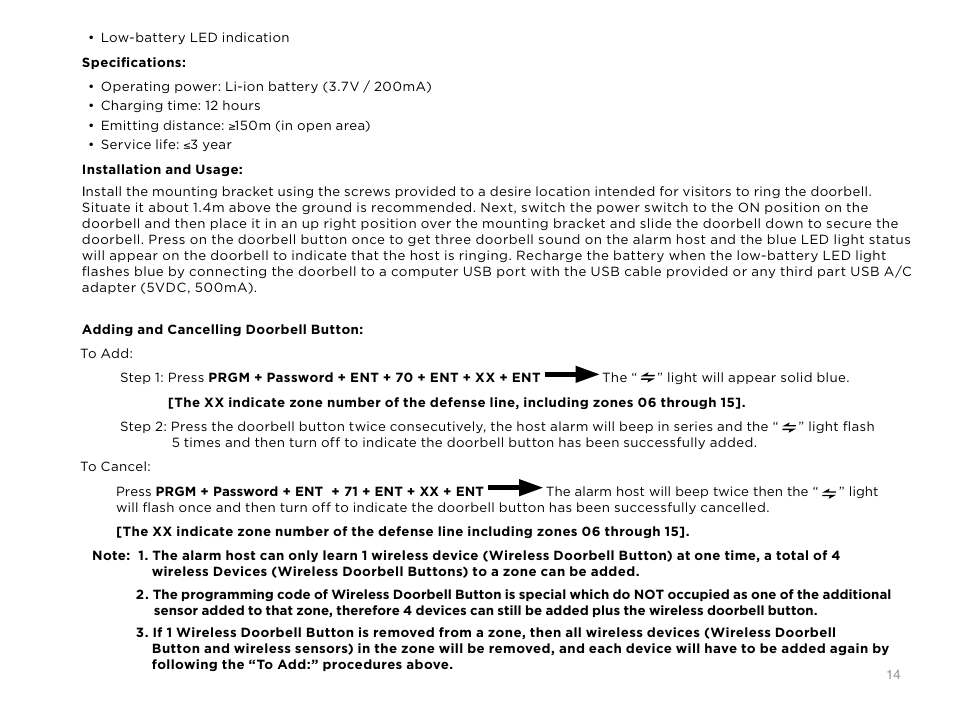 SecurityMan Air-AlArmII series - User manual User Manual | Page 18 / 33