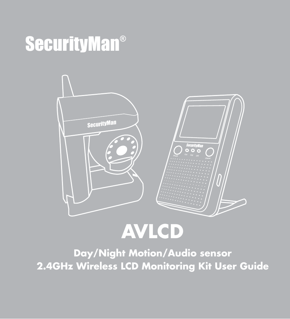 SecurityMan AVLCD User Manual | 20 pages