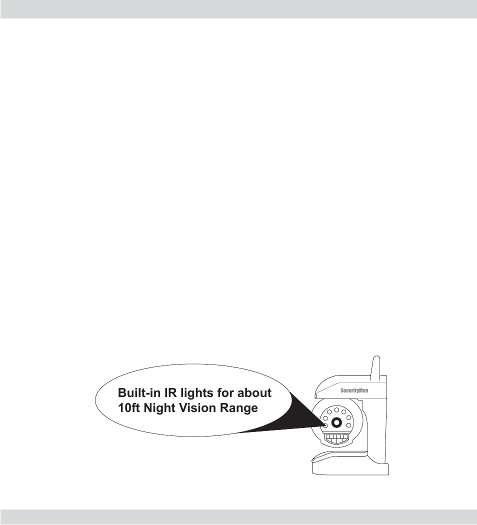 Night vision | SecurityMan AVWatch User Manual | Page 18 / 20