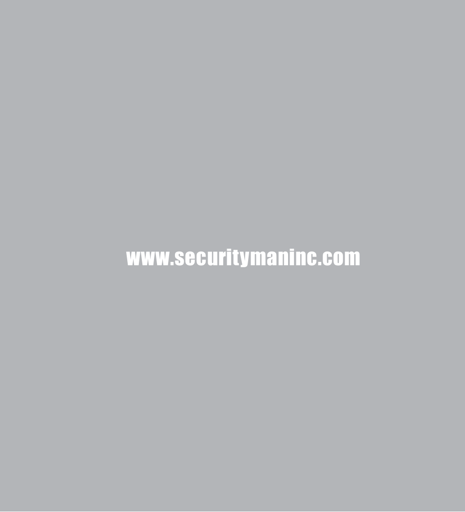 SecurityMan AVWatch User Manual | Page 20 / 20