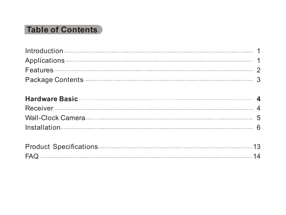 SecurityMan ClockCam (New – Since 09.23.2011) User Manual | Page 10 / 23