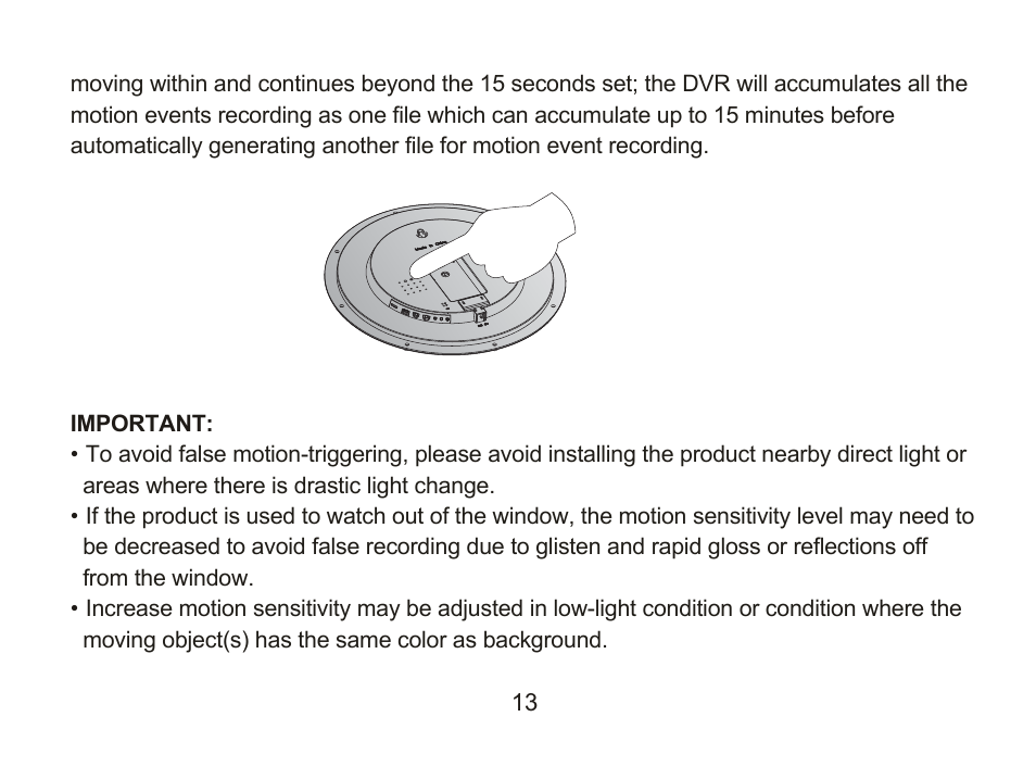 SecurityMan ClockCamDVR User Manual | Page 21 / 30