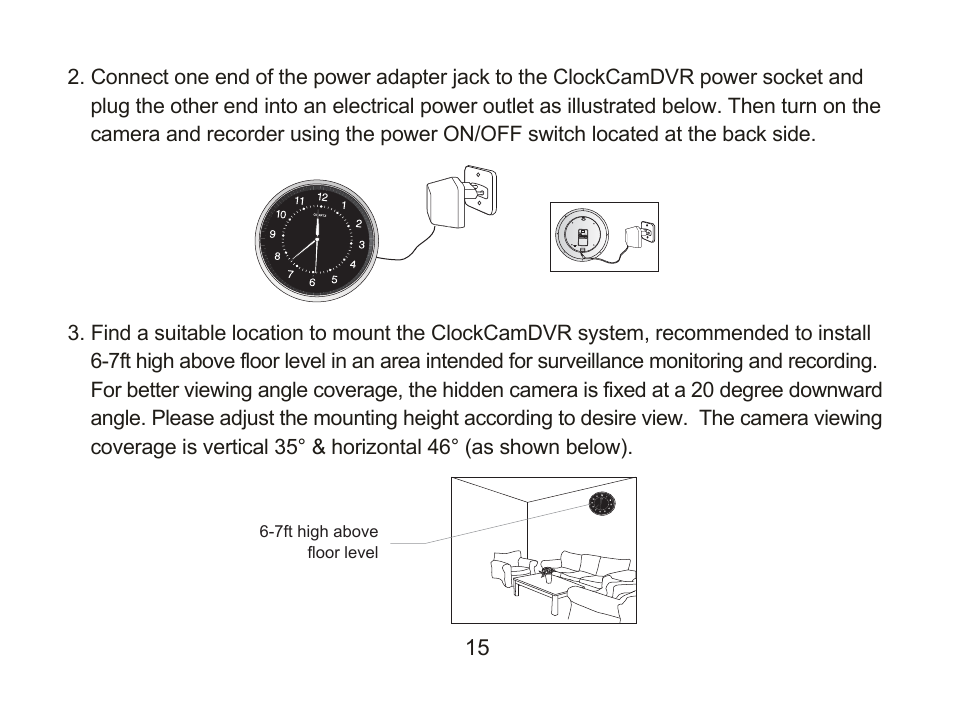 SecurityMan ClockCamDVR User Manual | Page 23 / 30