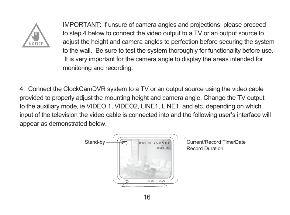 SecurityMan ClockCamDVR User Manual | Page 24 / 30