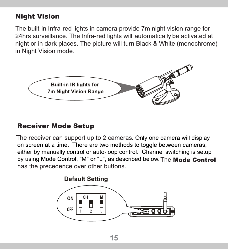SecurityMan CUcam2 User Manual | Page 15 / 21