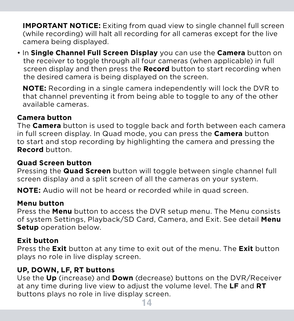 SecurityMan DigiairWatch Series User Manual | Page 18 / 36