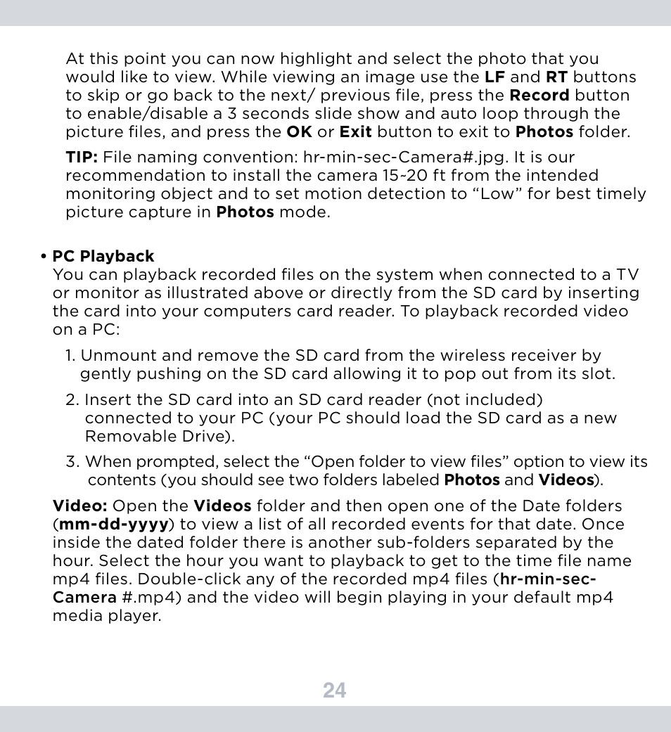 SecurityMan DigiairWatch Series User Manual | Page 28 / 36