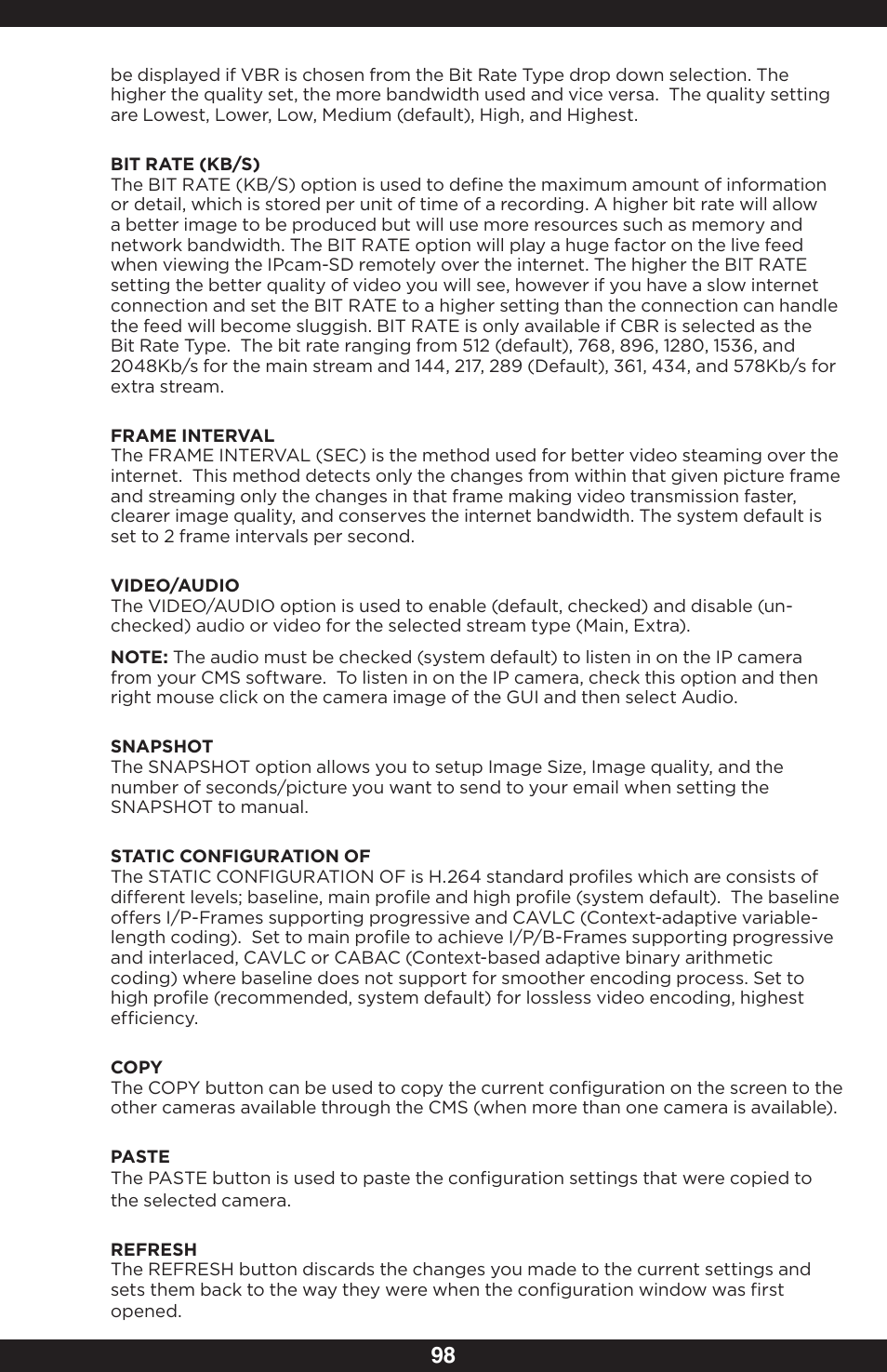 SecurityMan IPcam-SD - User manual User Manual | Page 102 / 159