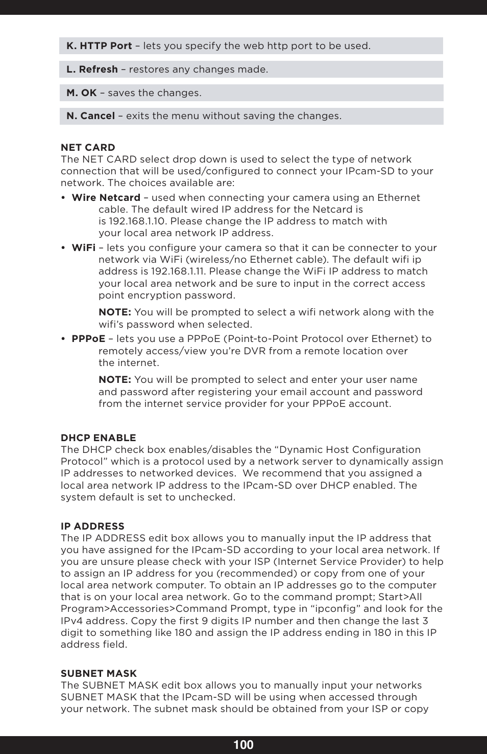 SecurityMan IPcam-SD - User manual User Manual | Page 104 / 159