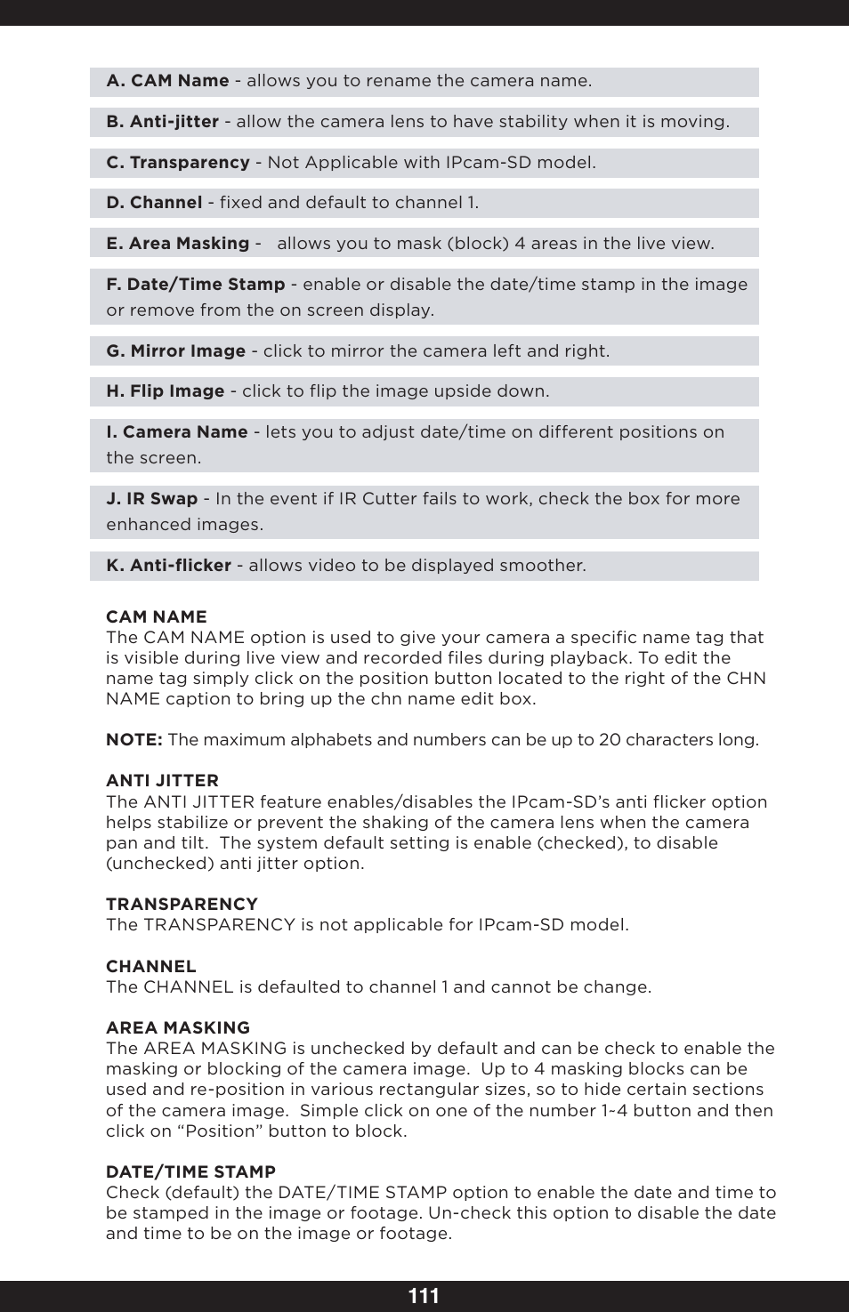 SecurityMan IPcam-SD - User manual User Manual | Page 115 / 159
