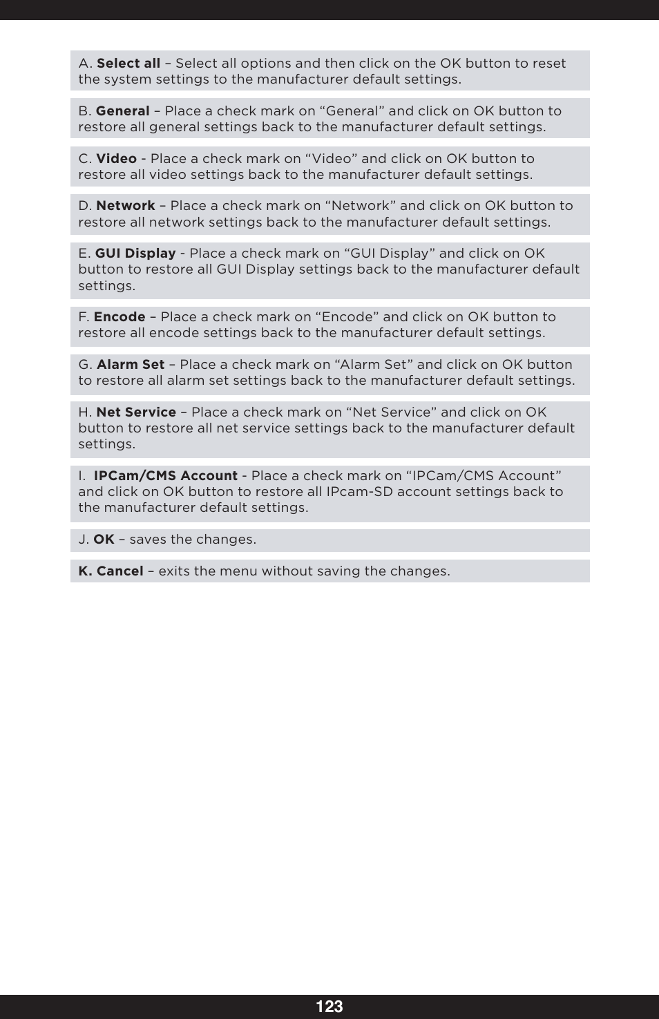 SecurityMan IPcam-SD - User manual User Manual | Page 127 / 159