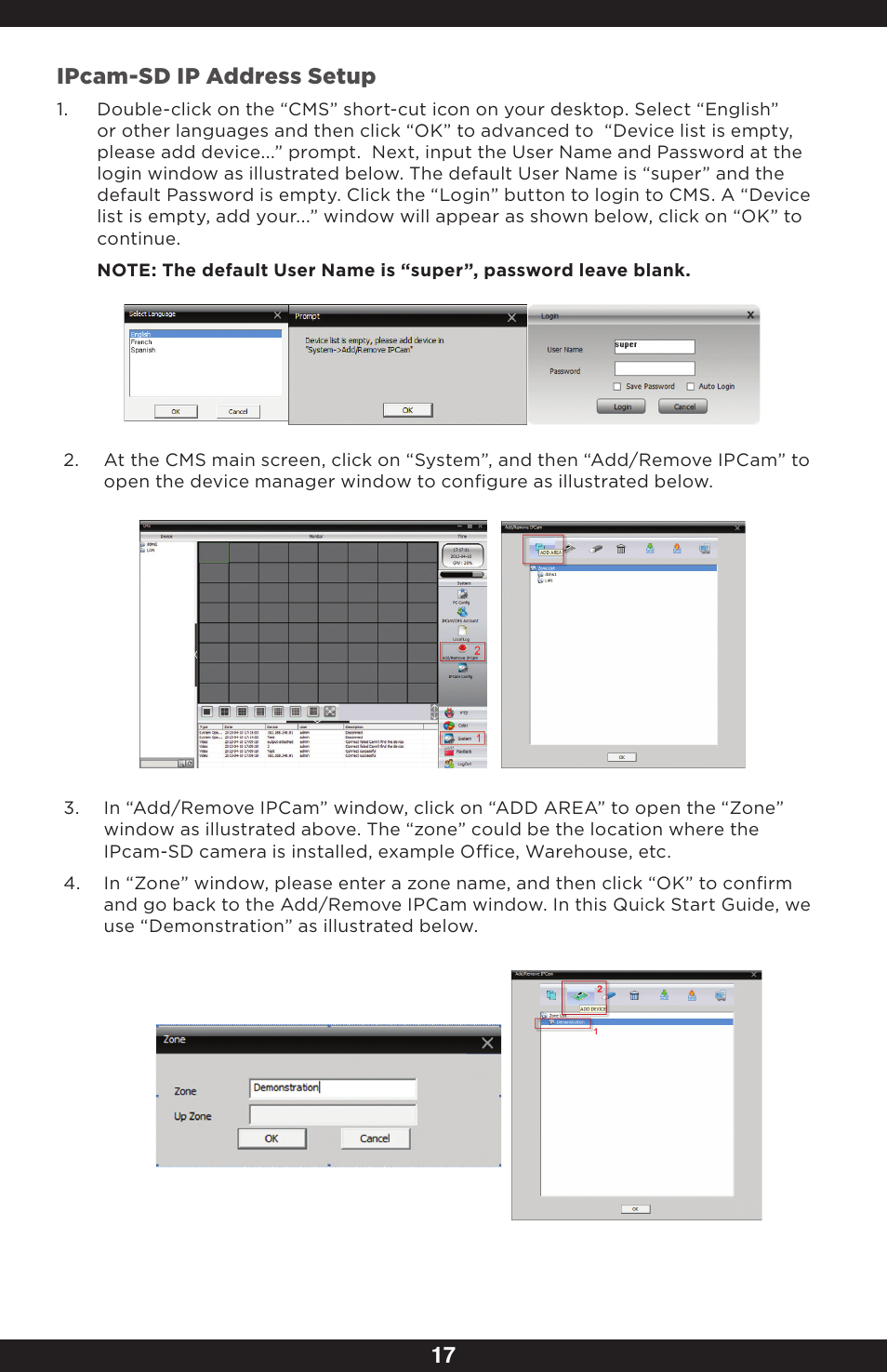 17 ipcam-sd ip address setup | SecurityMan IPcam-SD - User manual User Manual | Page 21 / 159